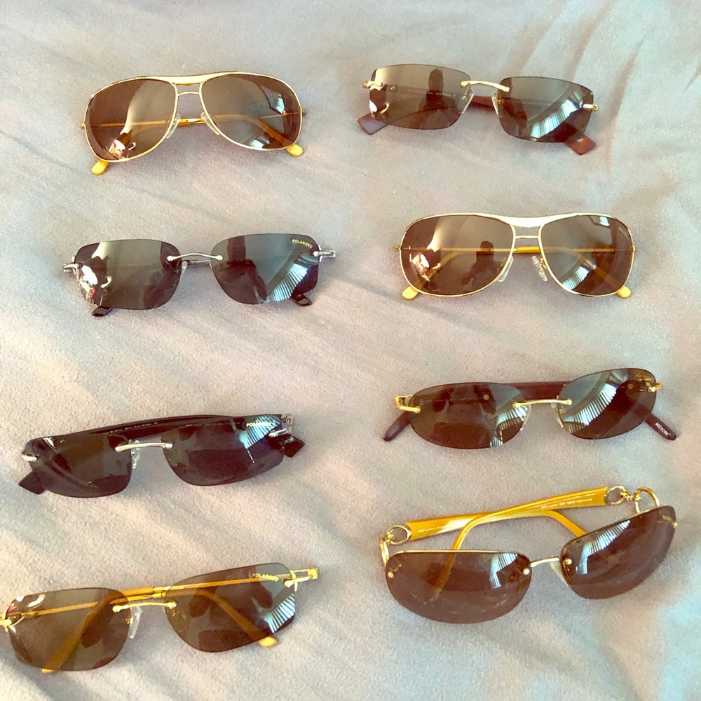 Sunglassss Polarized Gold plated